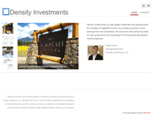 Tablet Screenshot of densityinvestments.com